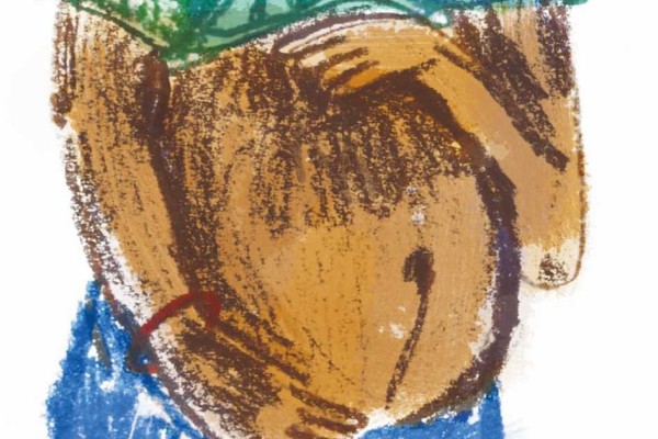 Grafik von schwangerem Bauch